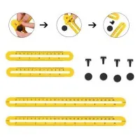 Multifunction Four Folding Measuring Ruler – image 3
