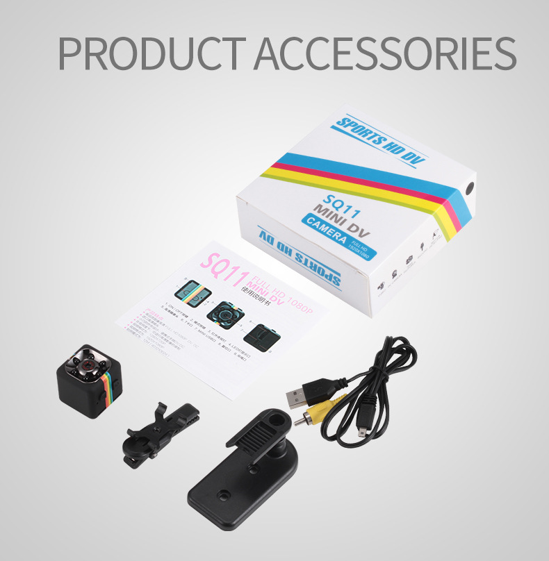 SQ11 HD 1080P DV супер мини камера движения DV инфракрасное ночное видение DV