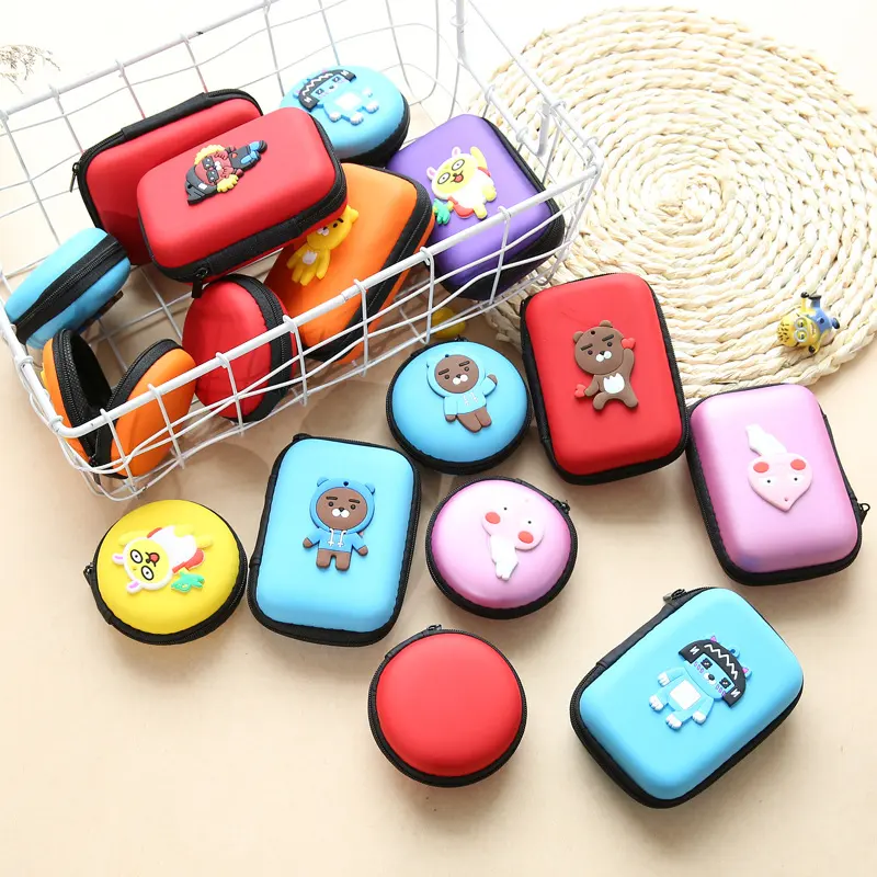 Direct Selling New Cute Zero Wallet Cartoon Earphone Collector