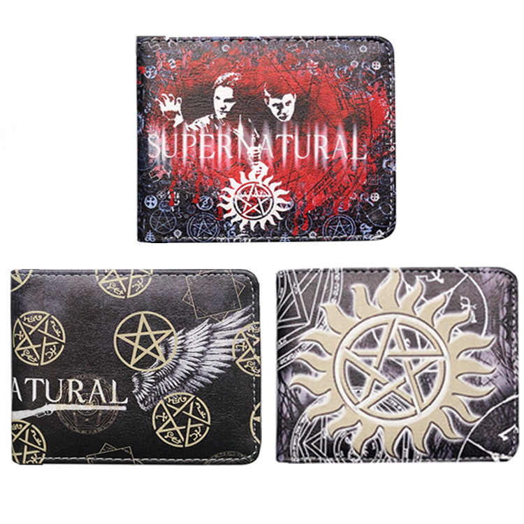 Spot Supernatural wickedness purse five star logo pattern for short money boys and girls' zero Purse — foto 3