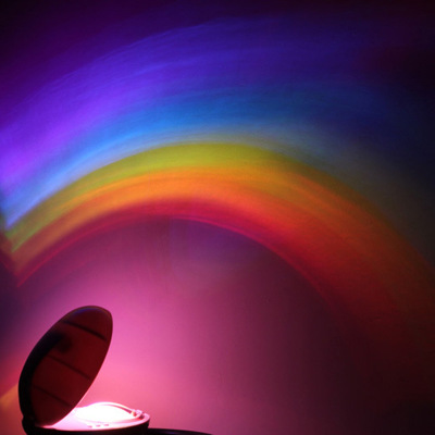 Egg-Shaped Table Lamp Rainbow Projection Lamp LED Color Night Light 3 Modes Projector - Image 5