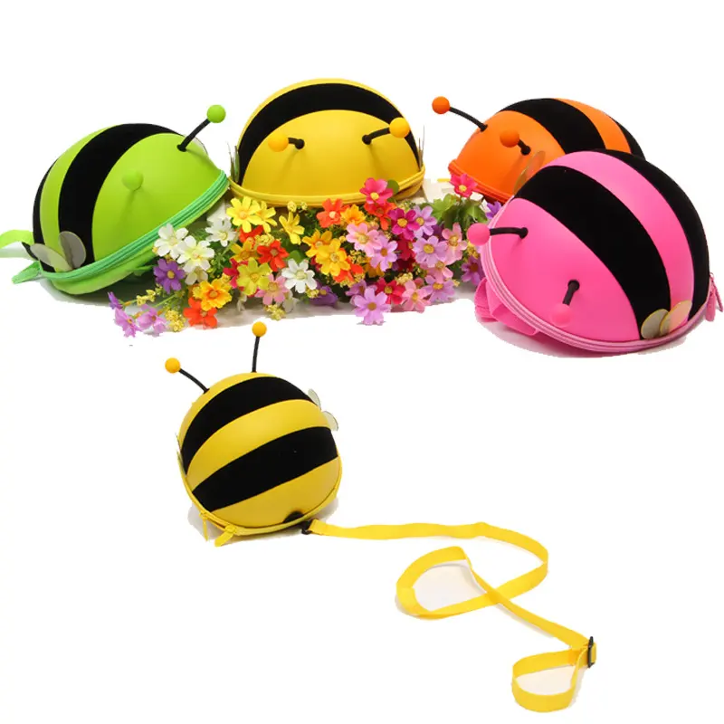 Supercute Preschool Children Anti Loss Book Bag Small Bee