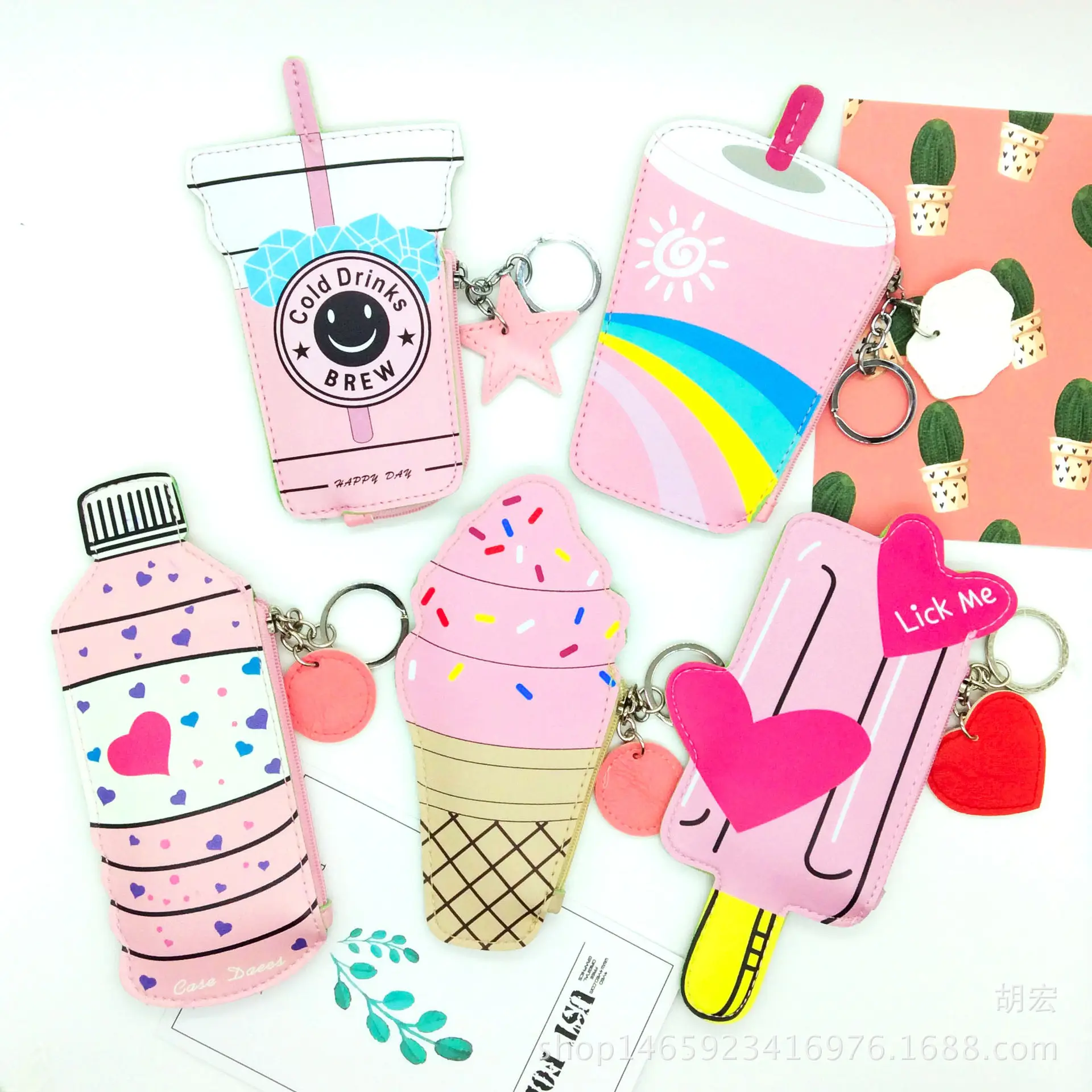Korea cute popsicle ice cream Mini Purse