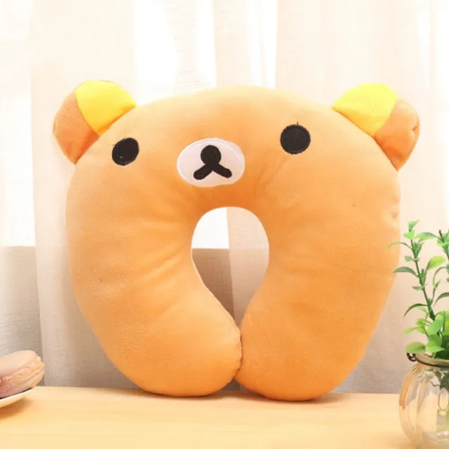 Comfortable Multi Color Cartoon Animal U Shaped Travel Neck Pillow Easily Bear - Shop at LoveMi