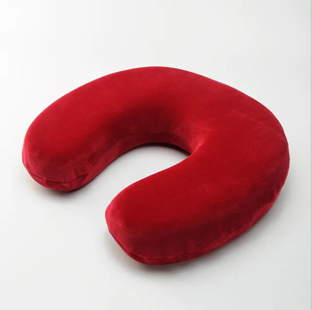 Comfortable U Shape Travel Pillow Crimson - Shop at LoveMi