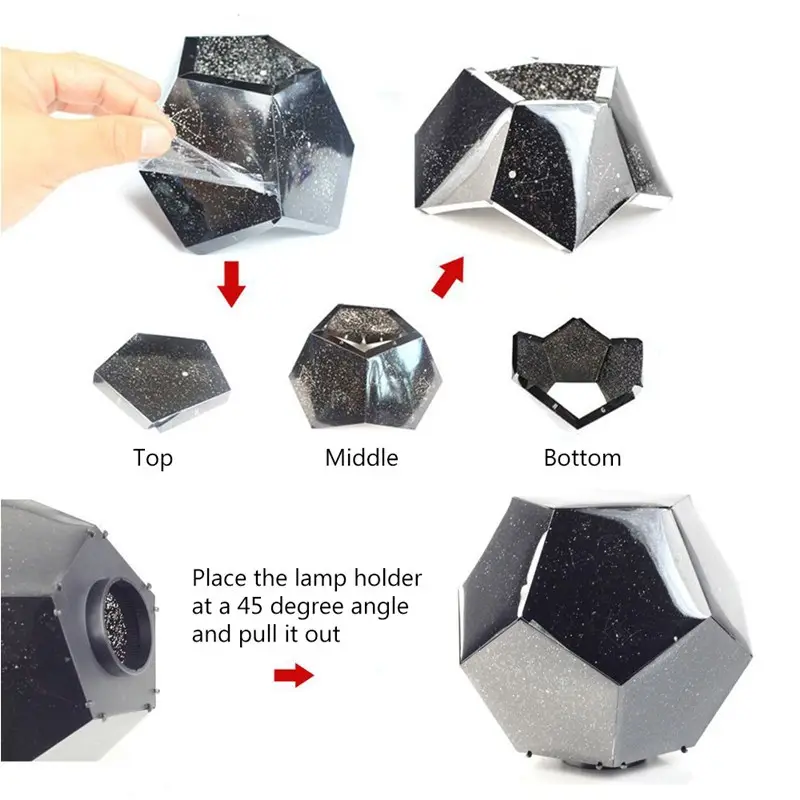 LED Starry Sky Projector Night Lights 3D