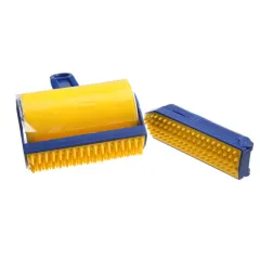 Reusable Sticky Tool Picker Cleaner Lint Roller Pet Hair Remover Brush Clothing Carpet Furniture - Blue - View 1