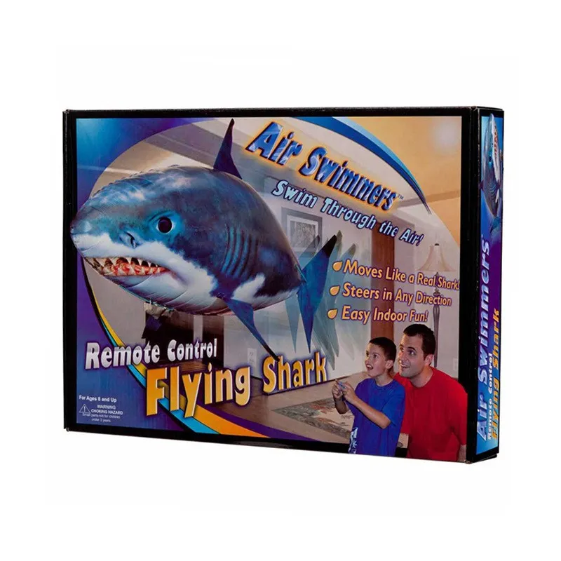 Remote Control Shark Toy Air Swimming Fish Infrared Flying RC Airplanes Balloons – image 5