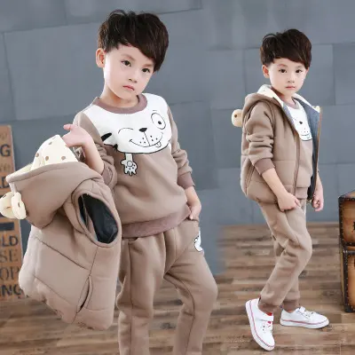 Three-piece Fleece Sweater