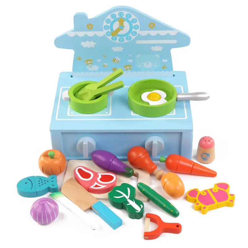 Cartoon modeling kitchen