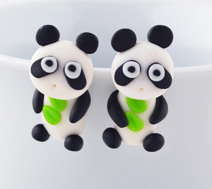 Panda Stud Earrings