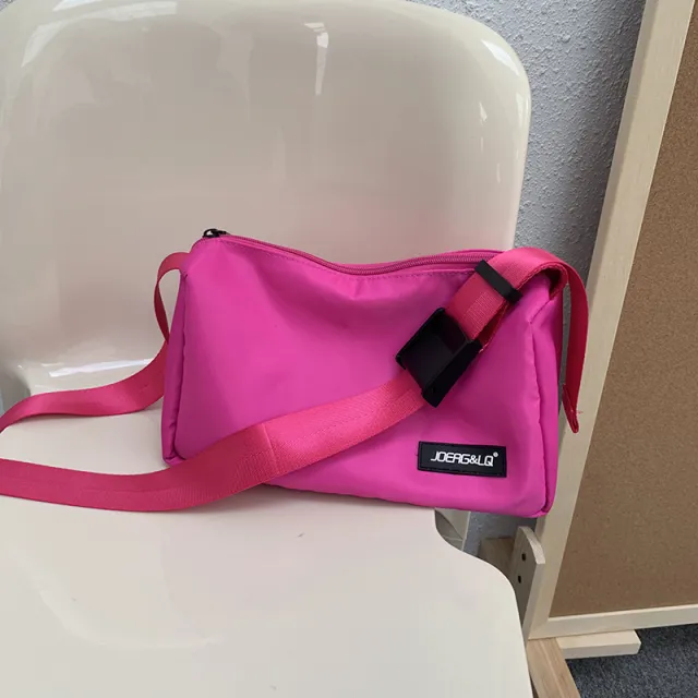 Spring New Crossbody Oxford Cloth Large Capacity Casual Shoulder Bag Rose - Shop at LoveMi