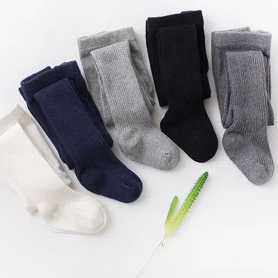 Thin vertical stripes cotton children's leggings
