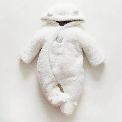 Baby Clothes Lamb Winter Cotton Padded Newborn Skin Thickening