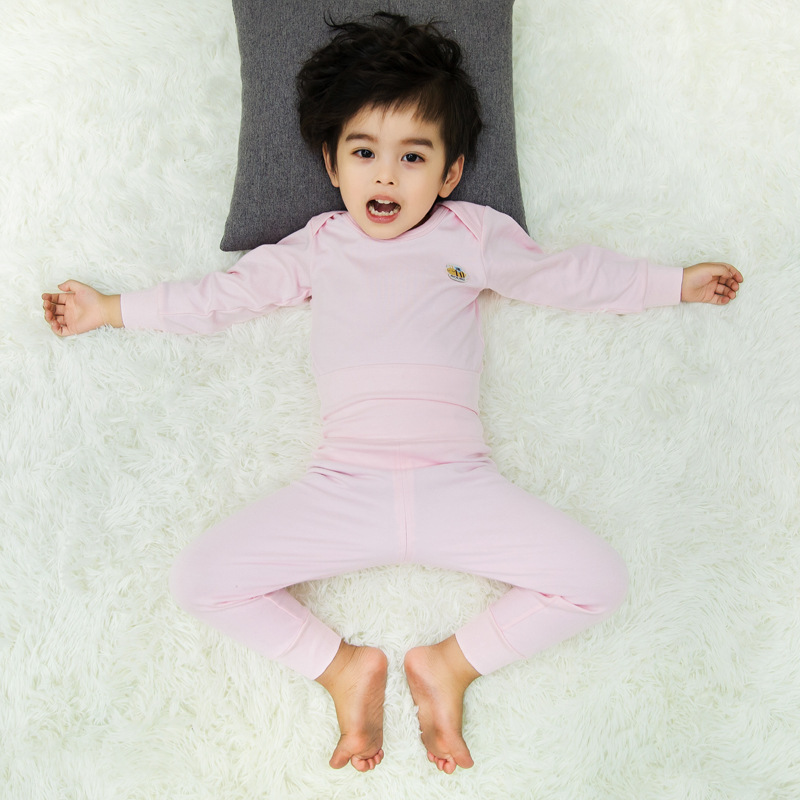 Children's cotton thermal underwear set