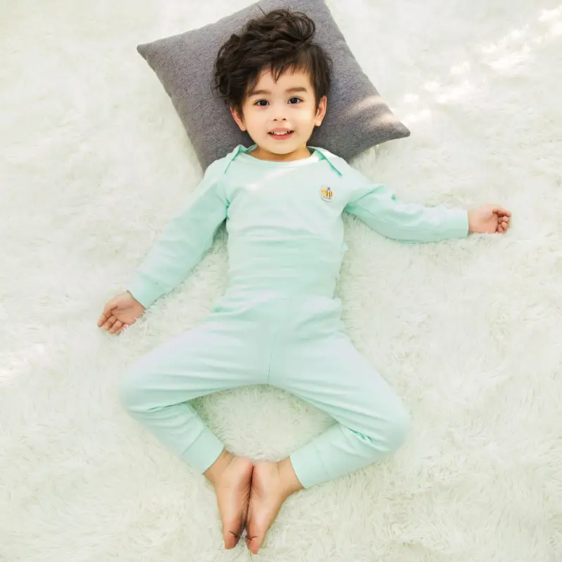 Children's cotton thermal underwear set