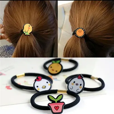 Cartoon Animal Hair Rope Accessories