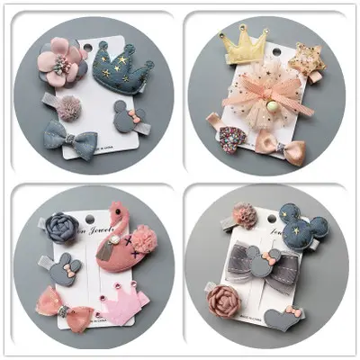 The New Korean Children Hair Gift Set Baby Girl