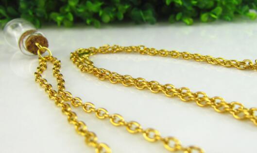 Hand-dried flower necklace dandelion time jewel glass ball necklace for life flower sweater chain pendant sen