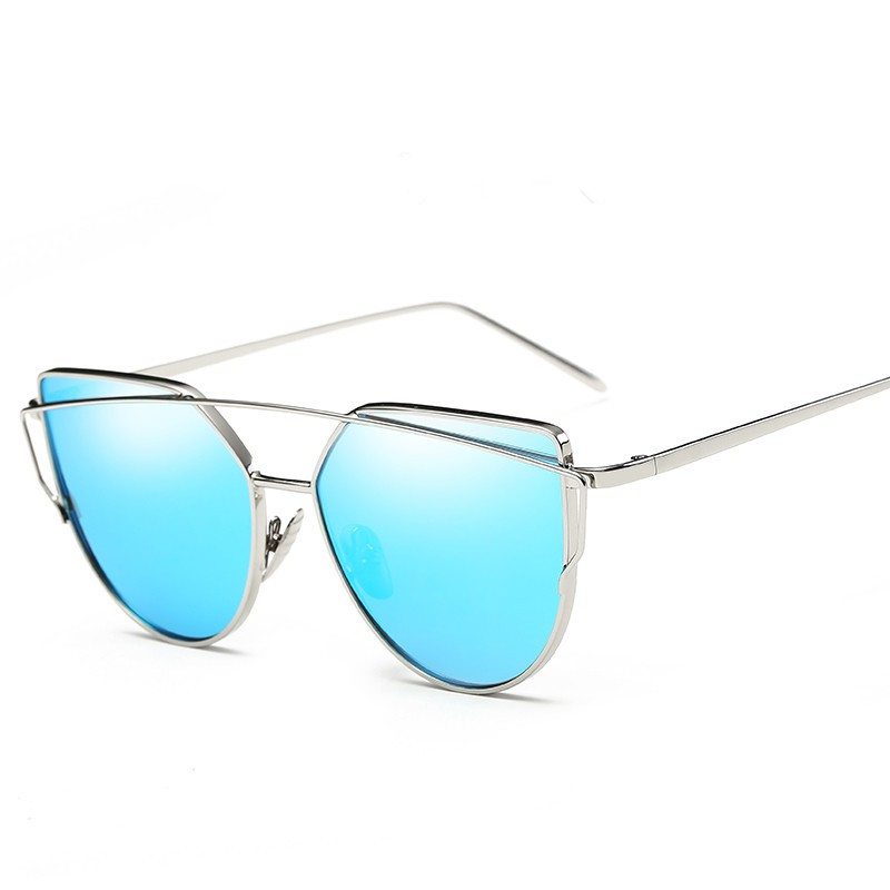 Female Vintage Gold Sunglasses - Image 13