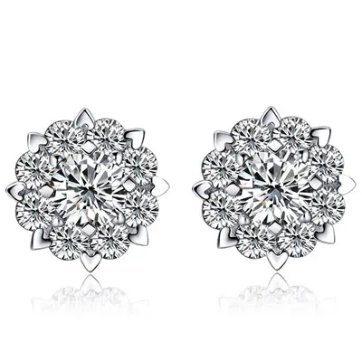 Woman Flower Earrings Korean Version