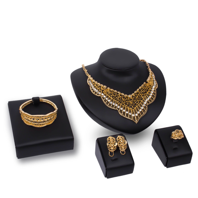 Wild style alloy necklace earrings — foto 6