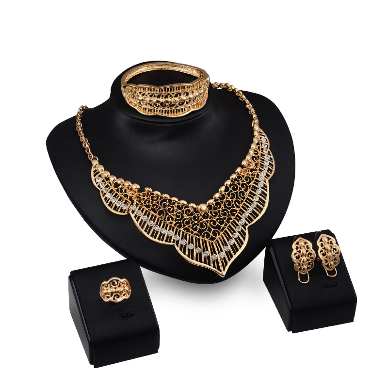 Wild style alloy necklace earrings — foto 3