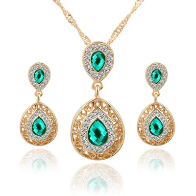 Earrings and Necklace Set Combination