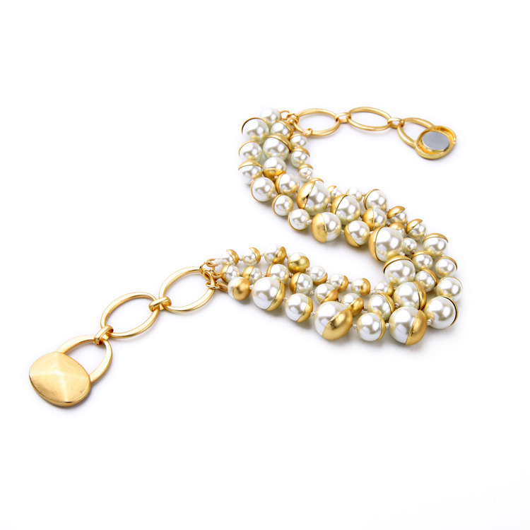 Ladies vintage pearl necklace — foto 7