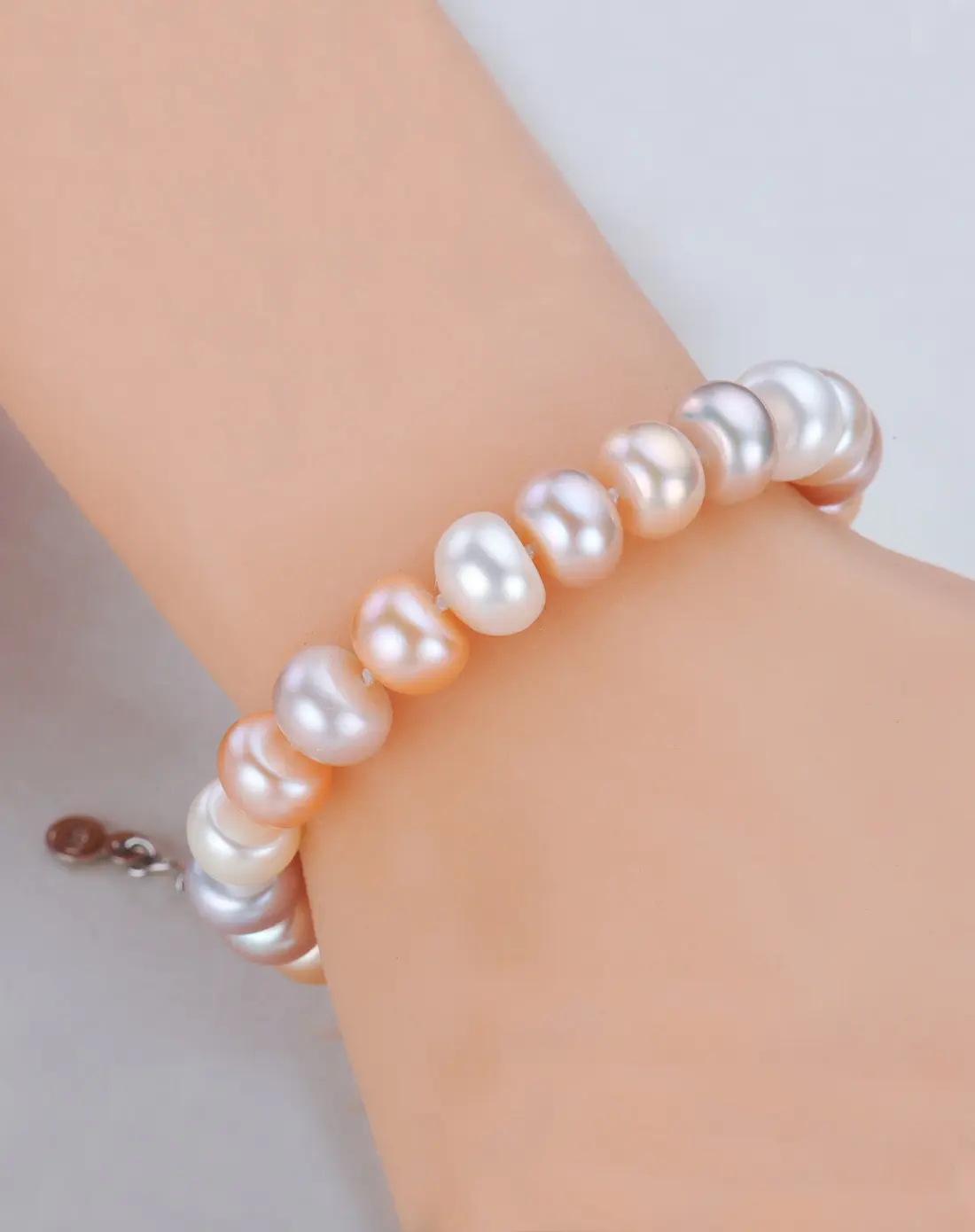 Mixed color pearl bracelet
