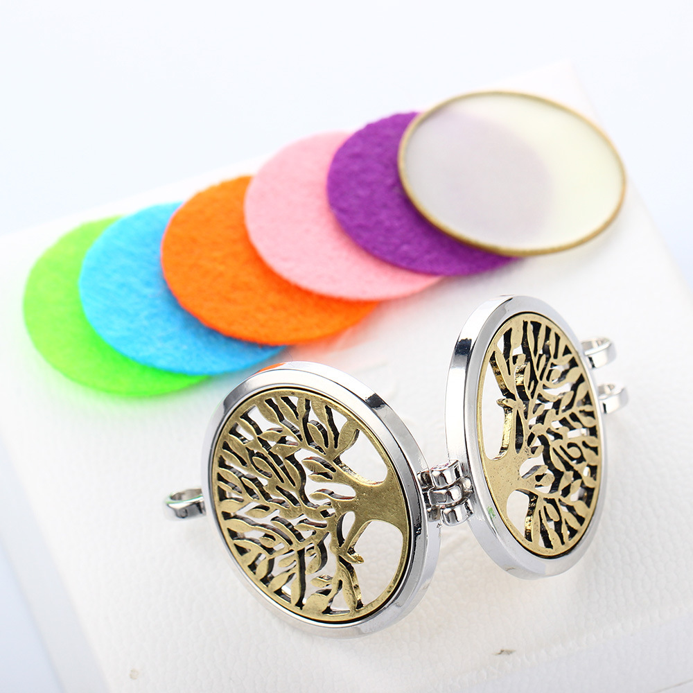 Luminous Life Tree phase box aromatherapy necklace canthe luminous fragrance divergent Necklace manufacturer direct selling — foto 6