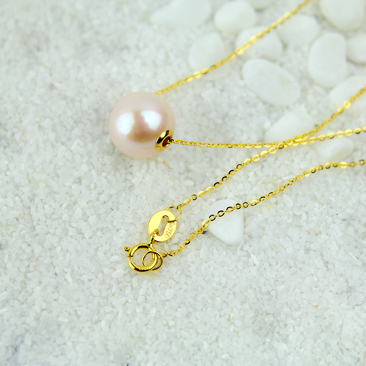 Pearl Clavicle Necklace — foto 4