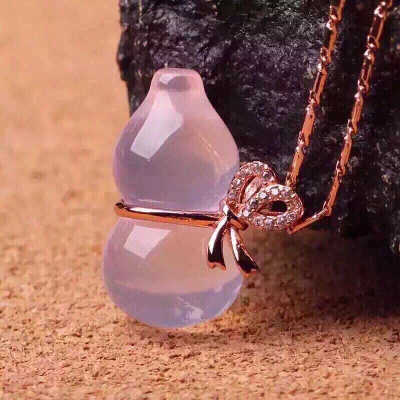 Ice powder crystal gourd pendant — foto 3