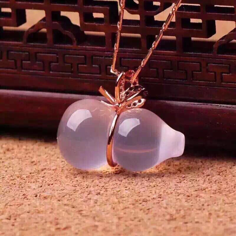 Ice powder crystal gourd pendant — foto 2