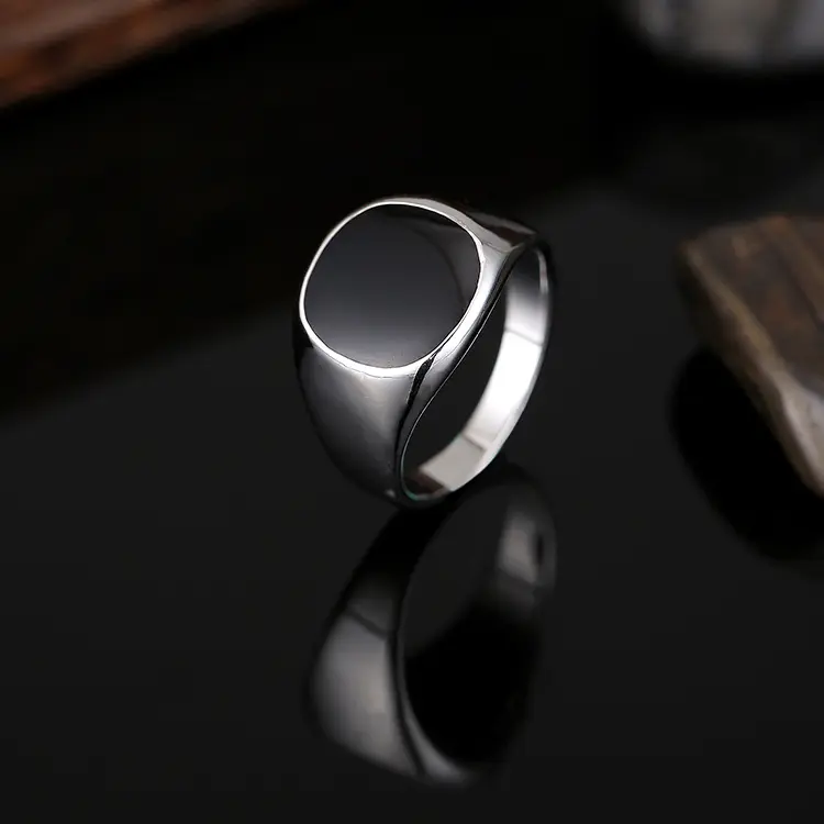 Classic smooth oil dripping men's zinc alloy
