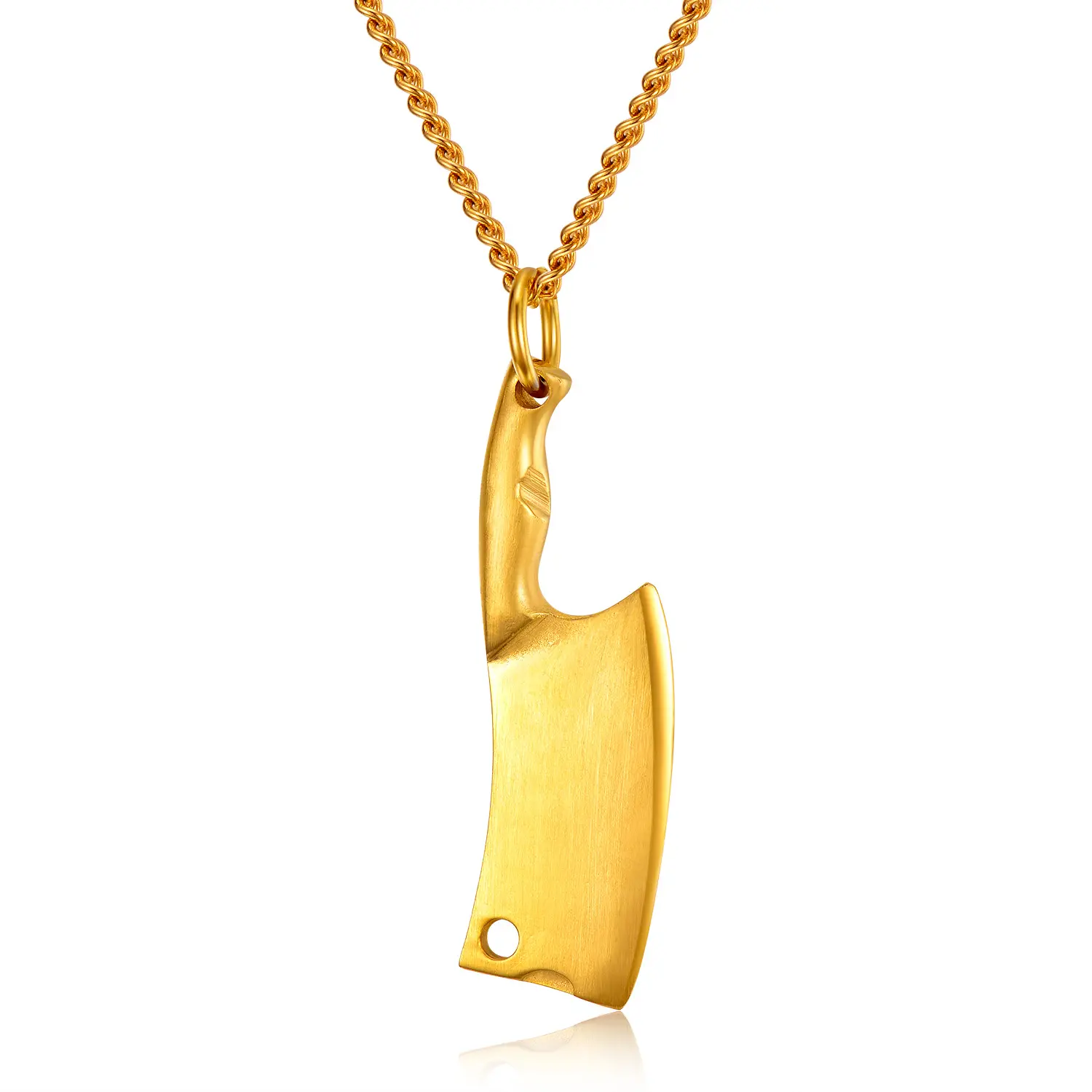 Men's Stainless Steel Necklace, Colorful Glare Classic