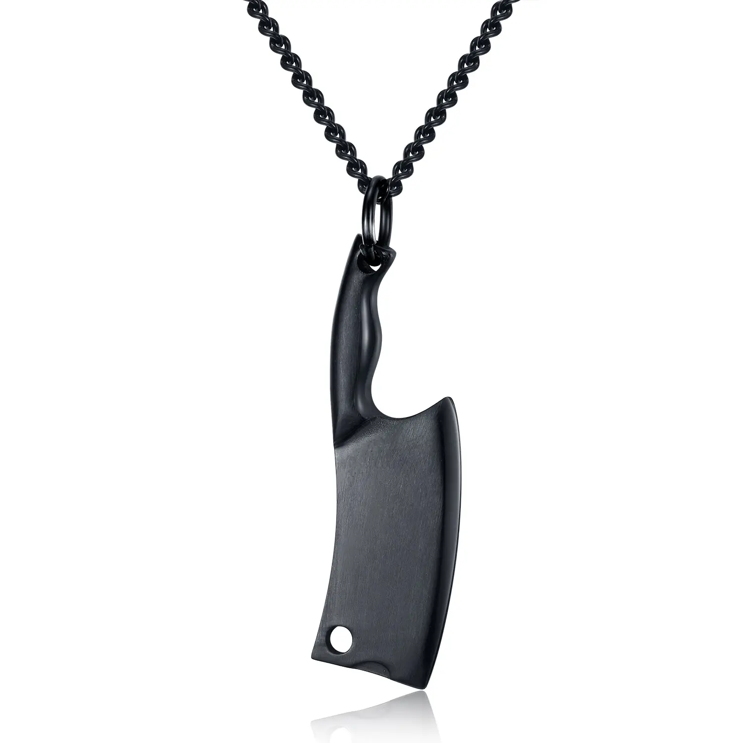 Men's Stainless Steel Necklace, Colorful Glare Classic