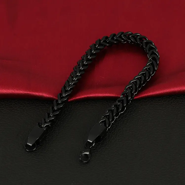 Braided bracelet stainless steel exquisite titanium jewelry