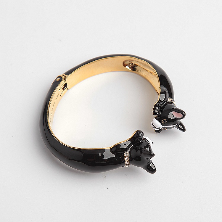Qingdao Ornament Enamel Glaze Black  Bracelet Bracelet Necklace Necklace Ring Suit Pendant — foto 10
