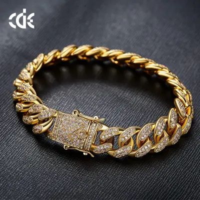 Hip Hop Accessories Men's Bracelet Cuban Chain
