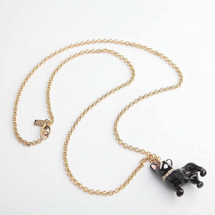 Qingdao Ornament Enamel Glaze Black  Bracelet Bracelet Necklace Necklace Ring Suit Pendant — foto 2