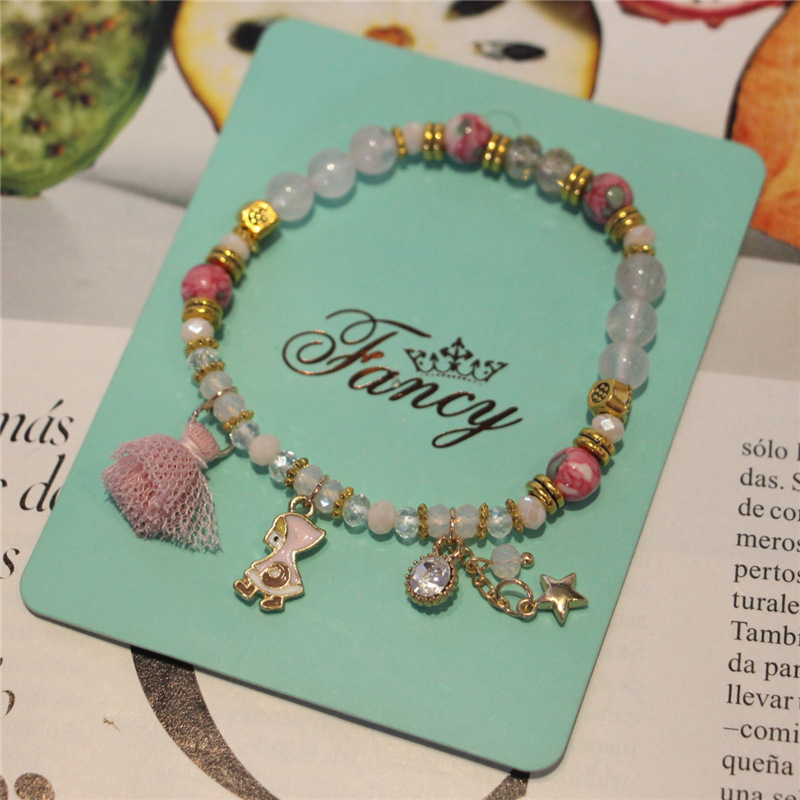 Natural stone multilayer fashion retro bracelet — foto 3