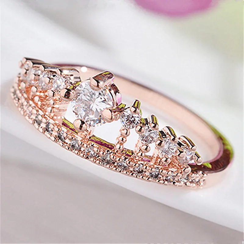 Micro-set Crown Ring
