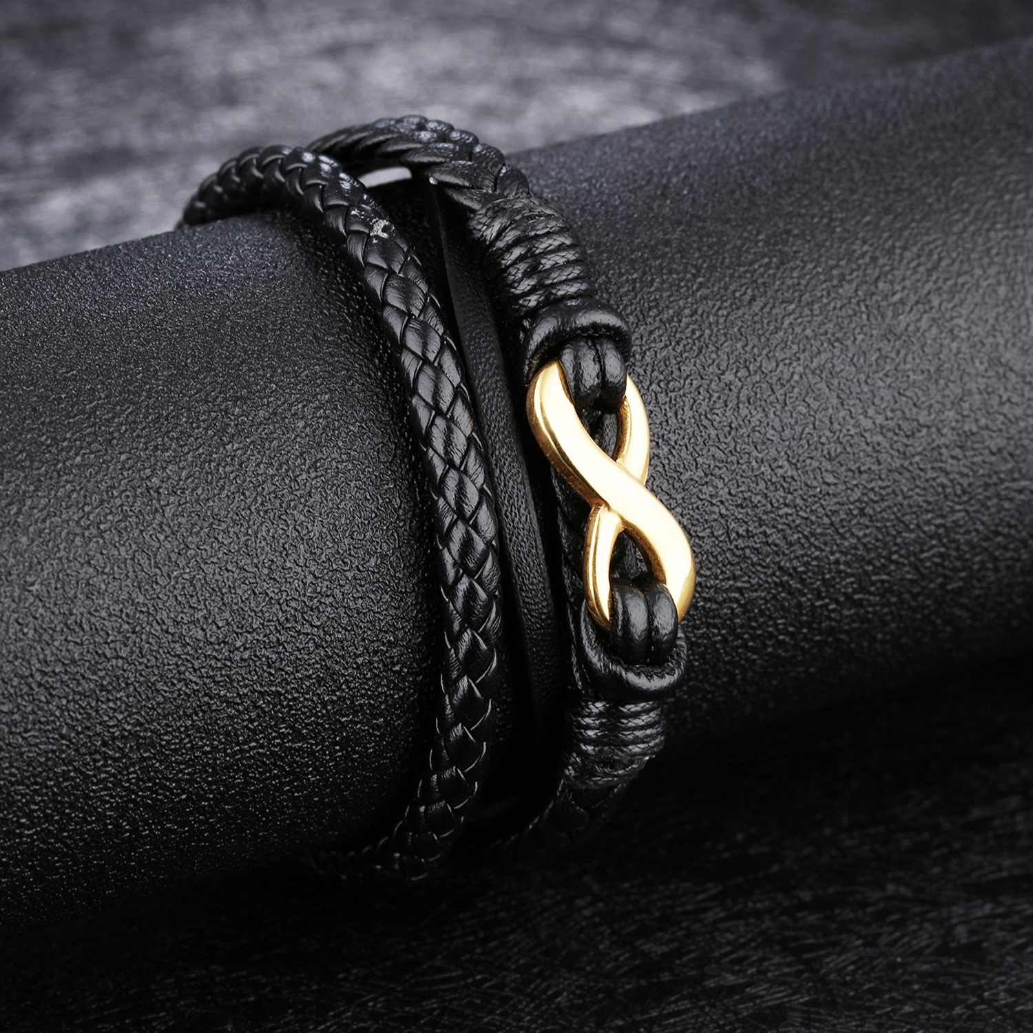Vintage leather bracelet — foto 5