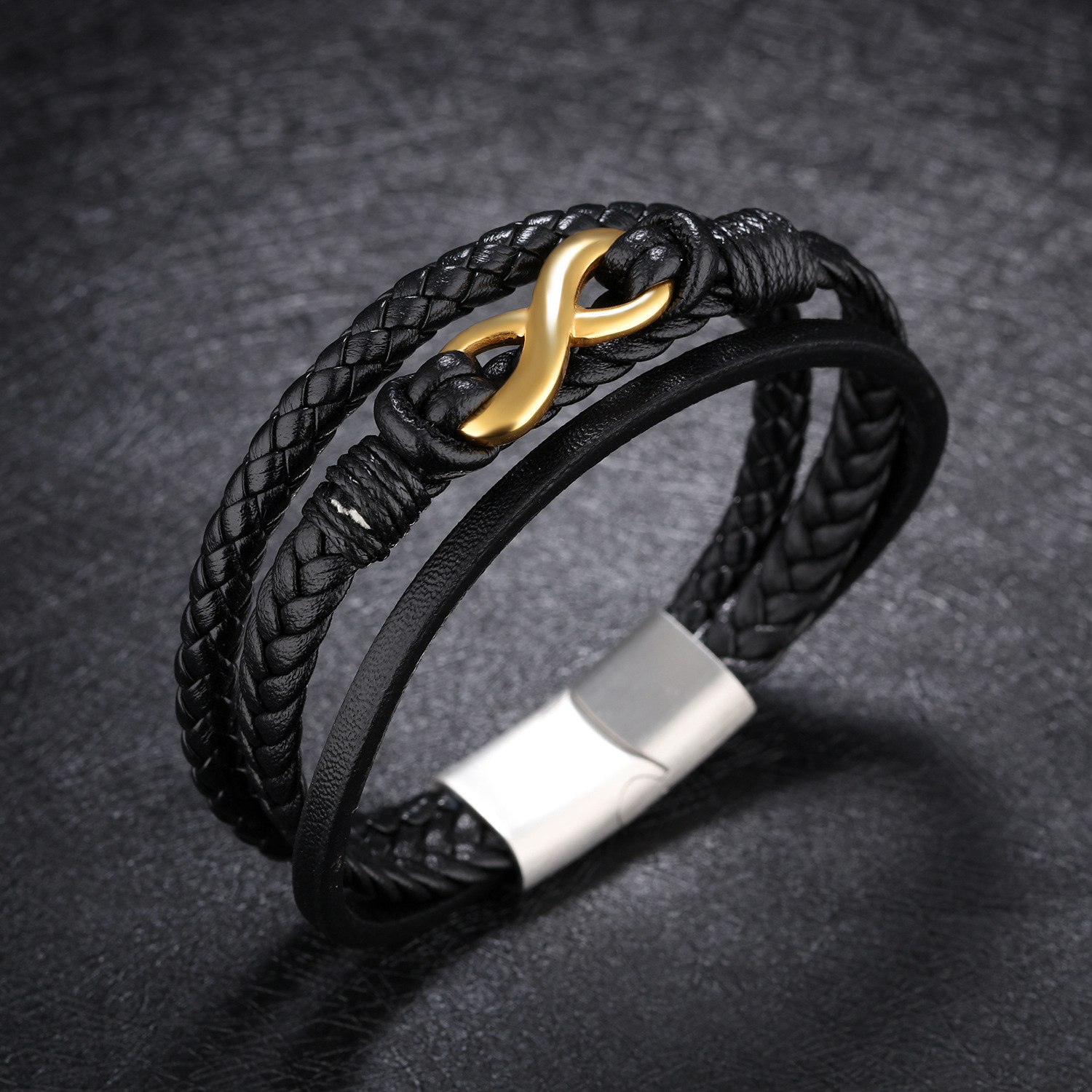 Vintage leather bracelet — foto 8