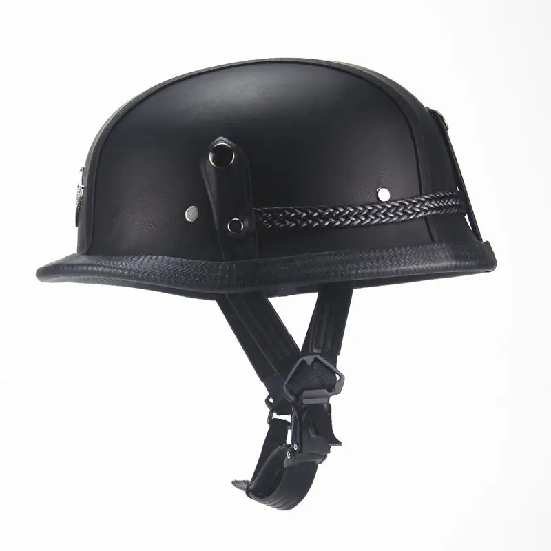 Retro Motorbike Manual Fur Helmet