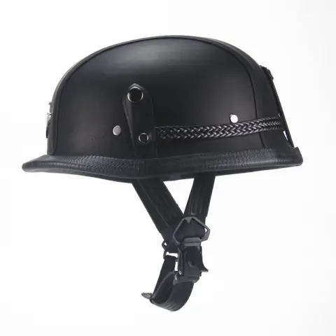 Retro Motorbike Manual Fur Helmet