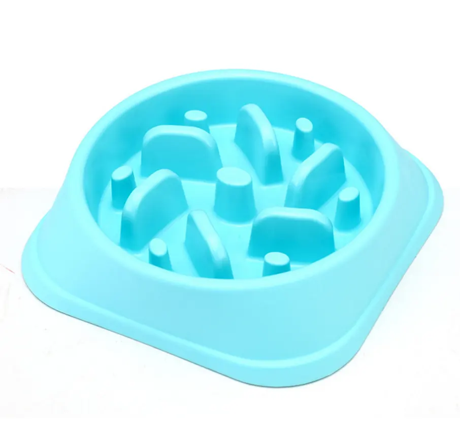 Anti-choke Bowl Plastic Dog Healthy Feeder