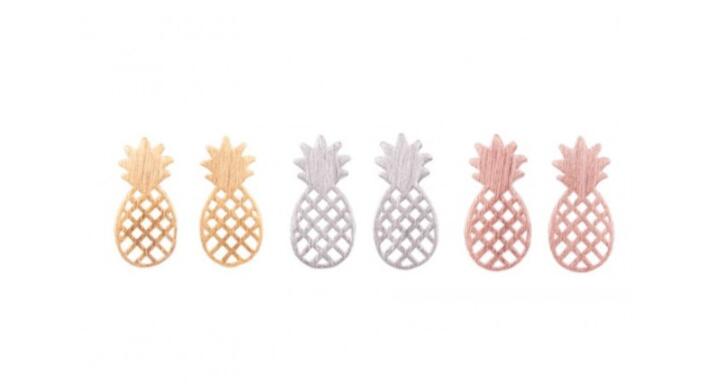 High quality cross-border e-commerce goods source European and American popular simple fruit pineapple ear nail