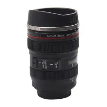 The Fifth Generation Stainless Steel Inner Tank Lens Cup With Cover Clearance Black - Shop at LoveMi